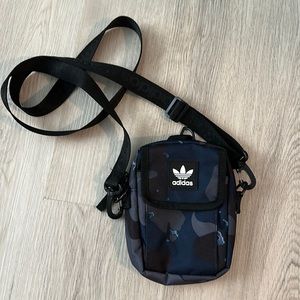 Small Blue Camo Adidas Shoulder/Festival Bag